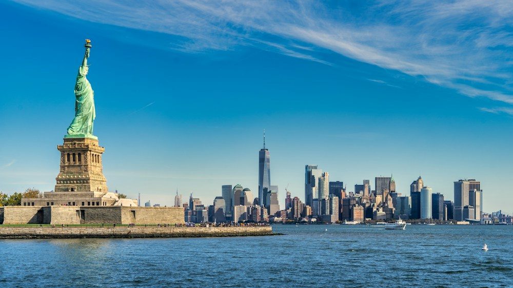 Tượng Nữ thần Tự do và thành phố New York, Mỹ
